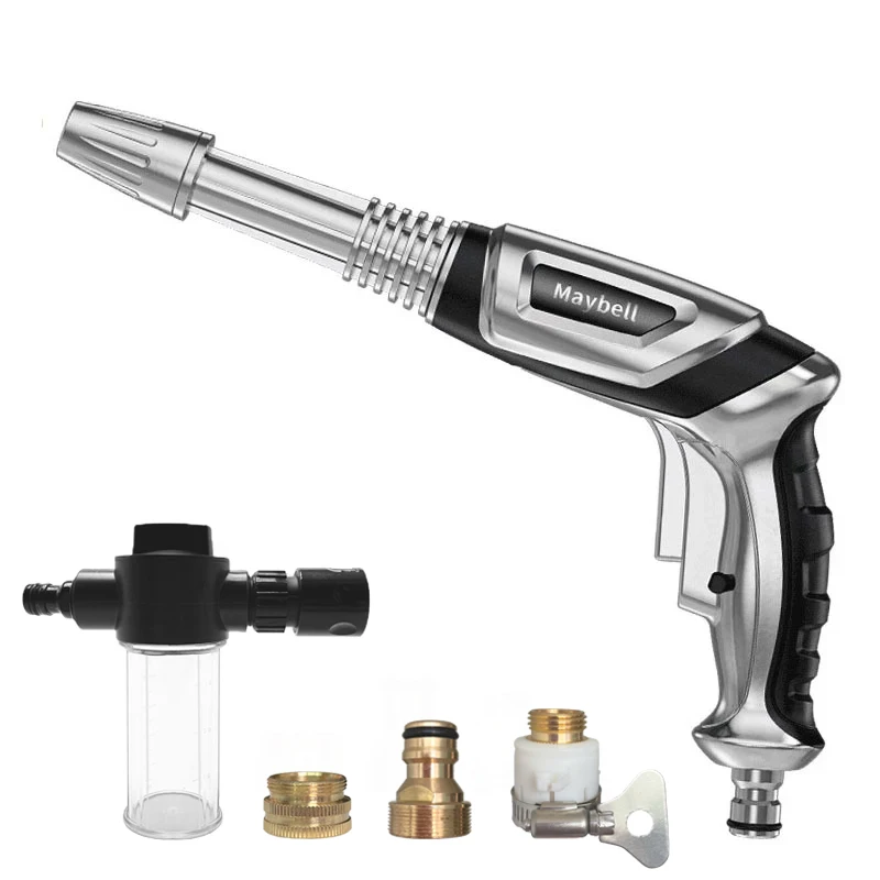 New hot selling water gun hose nozzle watering spray multifunctional foam pot car wash cleaning tools
