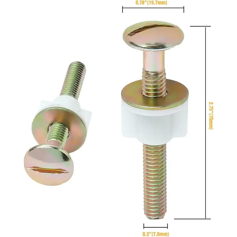 M6 M8 Furniture Joint Connector Furniture Hardware Hex Socket Bolts for Baby Crib JCB Screws Hex Flat Head Bolts