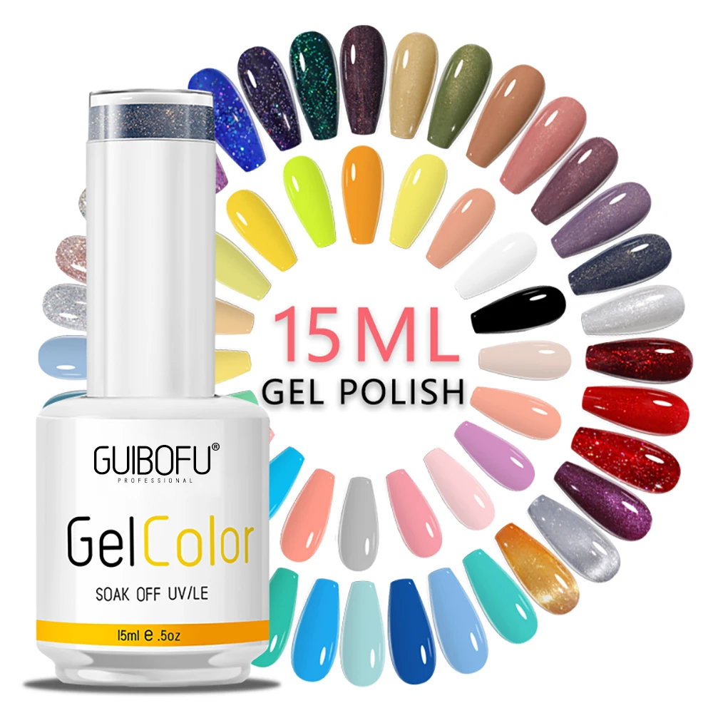 2024 wholesale new  high quality GAIRRIY 120 color uv gel  nail polish nail art kit