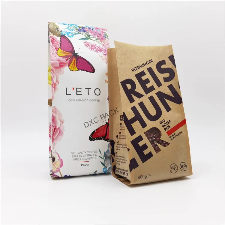 Recycle Kraft Paper bag for Bread packaging