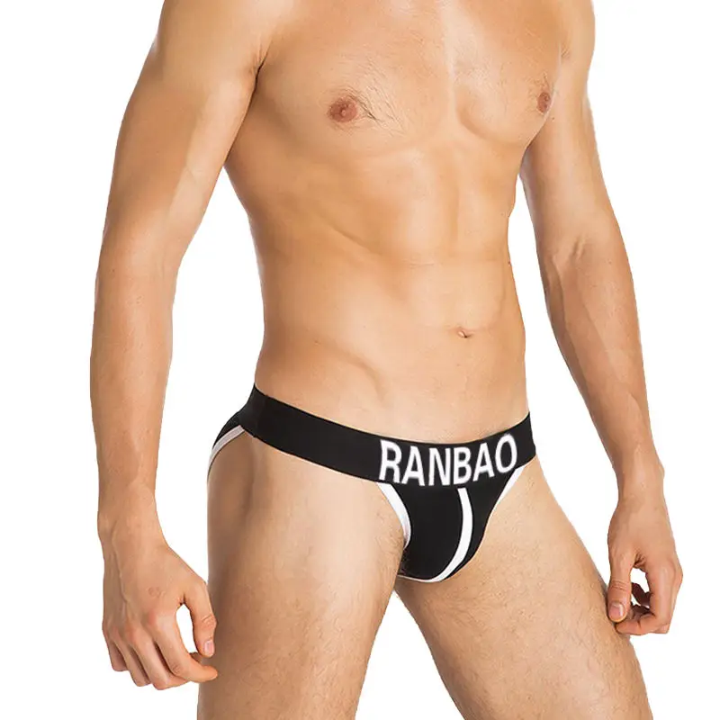 High quality elastic waistband cotton briefs eco skin-friendly mens underwear custom cheeky boxer briefs