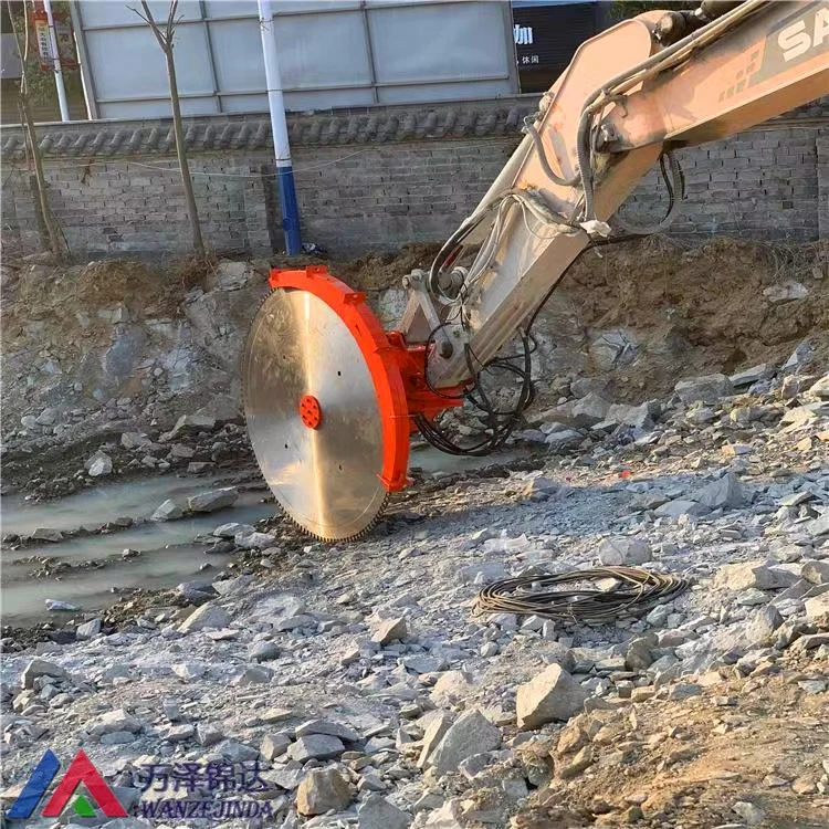 High efficiency new popular rock cutting hydraulic rock saw for excavators attachments