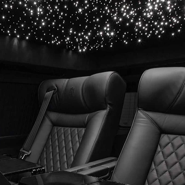 Car Led Star Night Lights Car Rgb Interior Ambient Usb Decorative Lights Wireless Remote Music Control Car Foot Light