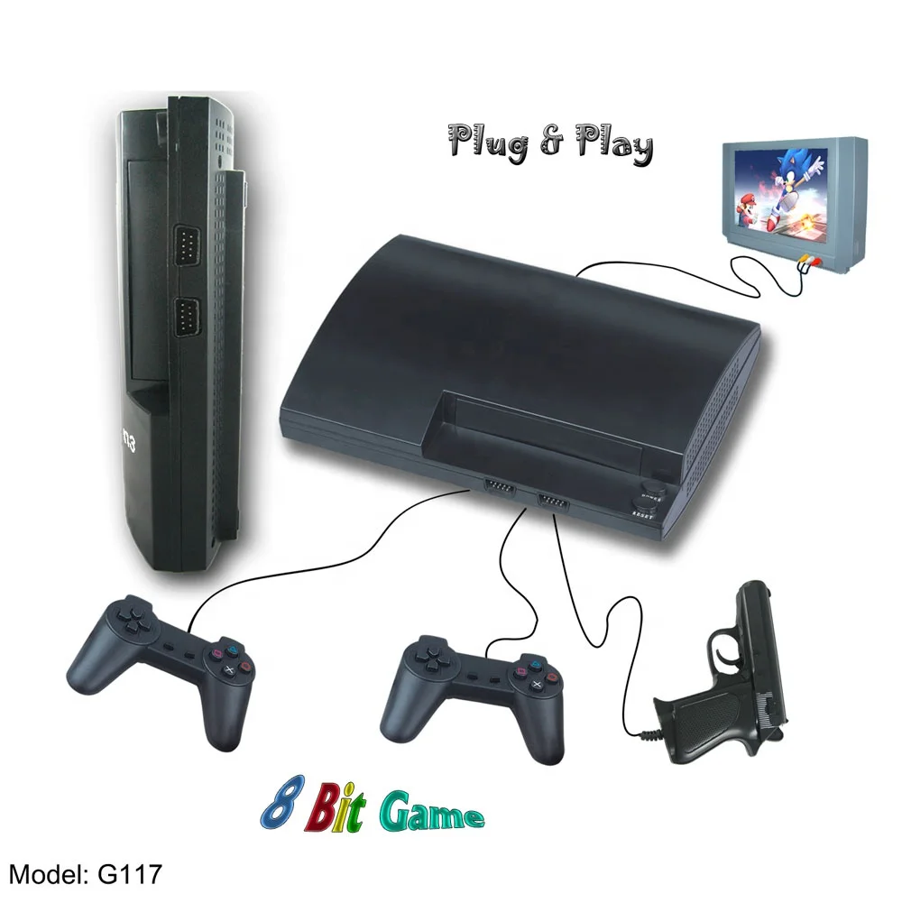 WOLSEN 8 Bit TV Game Station Video Game Console 110 Games built in  Plug Play on TV Support Cartridge With two wired controller