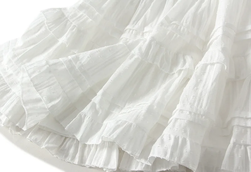 S0479X     Fashionable and popular sweet white half-length female summer ballet short cake tutu skirt