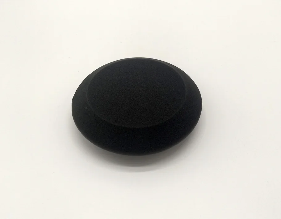 4Inch Dia Black UFO shape foam wax applicator pad 100mm hand waxing foam car care sponge applicator
