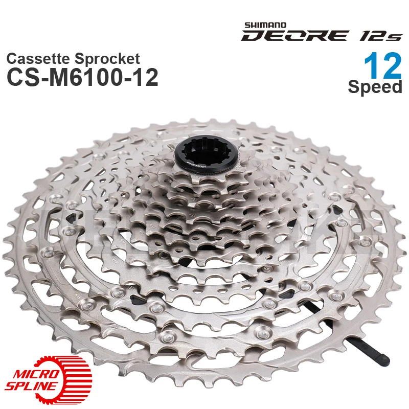 SHIMANO DEORE M6100 12v Groupset Shifter Rear Cassette Sprocket Chain CRANKSET 1x12-speed Bottom Bracket parts for MTB bike