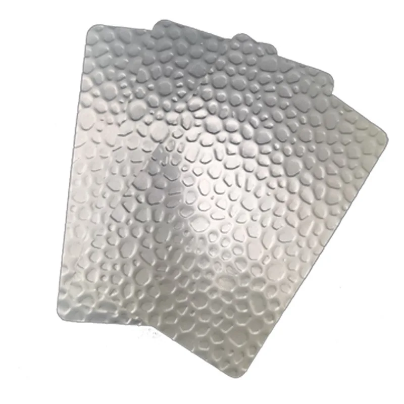 Ruilin 1060 H24 Embossing Roll Stucco Orange Peel 0.1mm 0.2mm 1mm 2mm 3mm Aluminum Sheet 3003 for Freezer