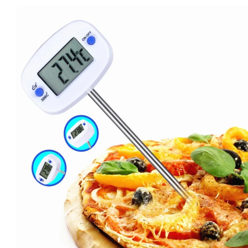 Mini electronic Digital  water temperature probe digital bbq household kitchen thermometers cooking thermometer