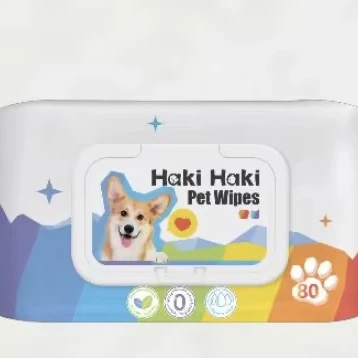 Haki Haki Pet Wipes for Dogs Alcohol Free Fragrance Hypoallergenic Cleaning Disposable Custom OEM ODM Wholesale Pet Wet Wipes