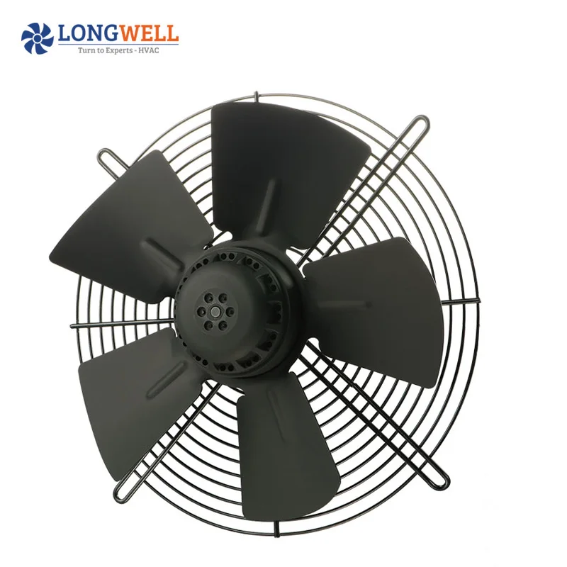 250mm AC aluminum alloy frame steel blades low noise compact ac axial flow fan