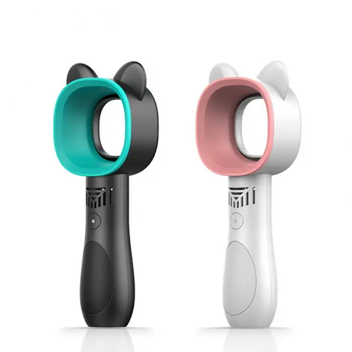 Портативный портативный вентилятор без листьев охлаждающий USB мини-вентилятор настольный перезаряжаемый