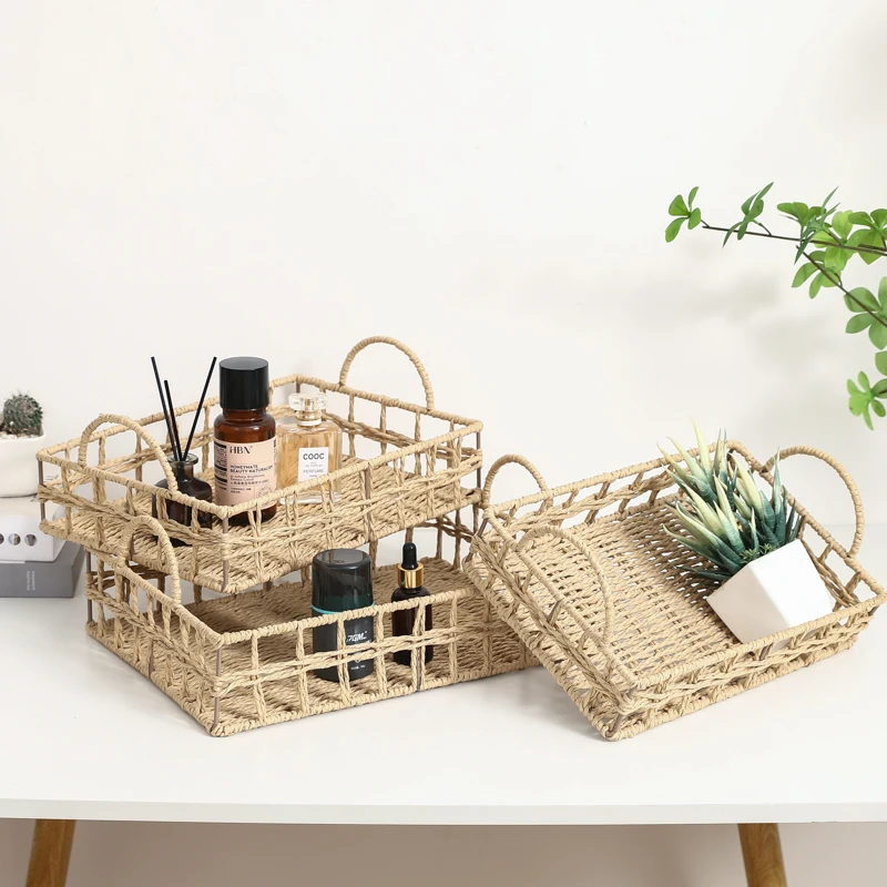 small handwoven decorative baskets for flowers