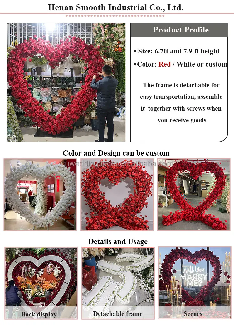 Heart Hydrangea Artificial Centerpiece Flowers Decor Other Decorative Flowers Plants Flower Arch For Wedding