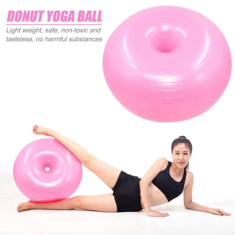 
Wholesale Gym Fitness Balance Workout Exercise Inflatable Anti Burst PVC Donuts Yoga Ball 