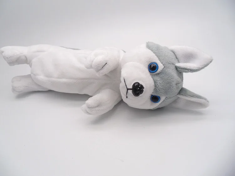 New Kawaii Cartoon Plush Dog Puppy Husky Pencil Case