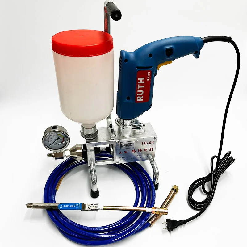 Профессиональный инжекторный насос для ремонта бетона цементирование под высоким давлением с эпоксидной смолой и пенополиуретаном