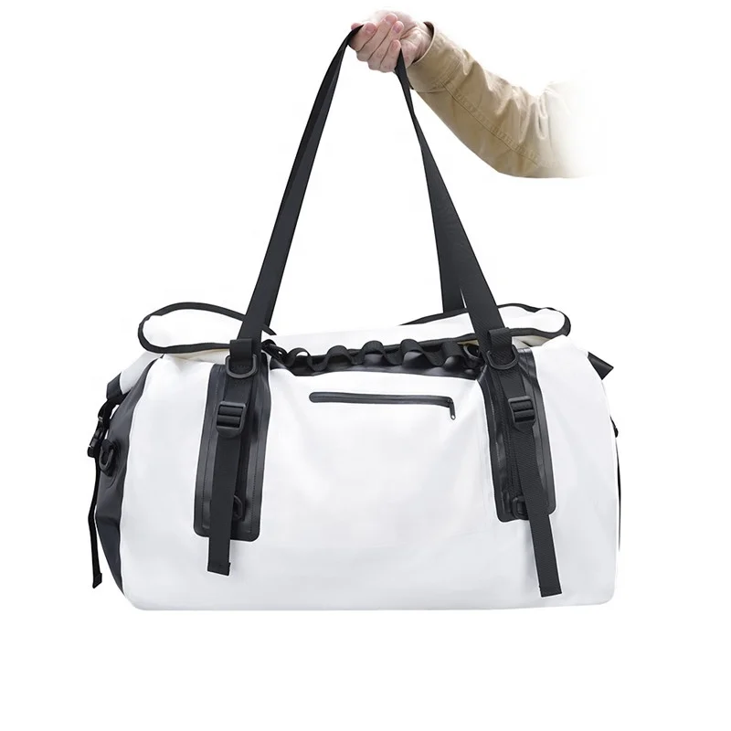 Yuanfeng Customized 28L 60L Large Capacity Hand Carry Travel Bag Camping Gym Boating Sport waterproof Duffel Bag