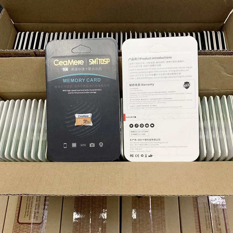 Ceamere Yellow Grey Micro Memory TF Cards 128GB Speicherkarte TF Memoire Carte 4GB 8GB 16G 64GB 256GB 128GB Kort Storage Card