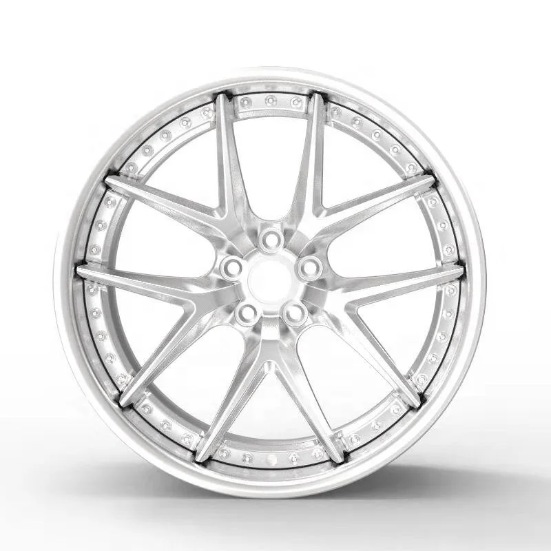 20x8.5 inch Deep Concave Three Piece Forged Wheel 5*114.3