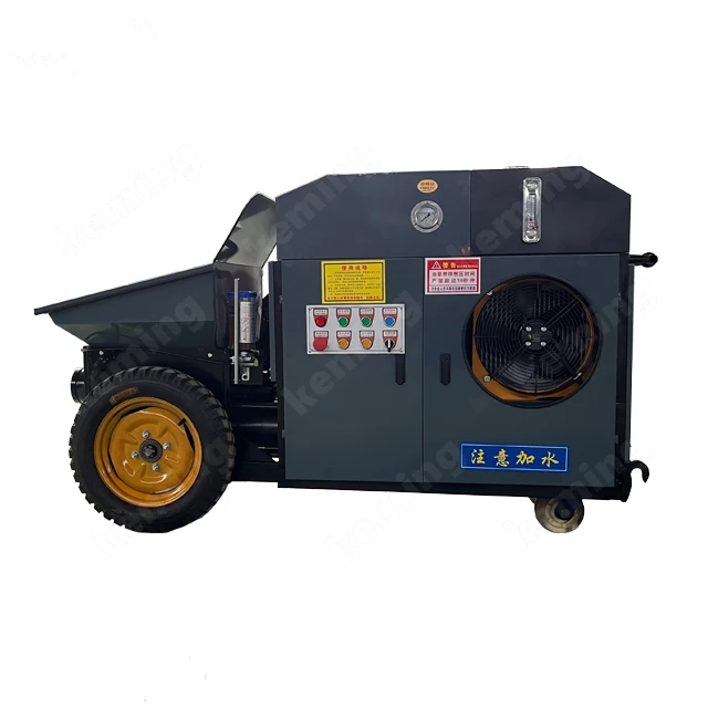 380v Concrete Pumps mini concrete 19 mm aggregate conveying for small construction site