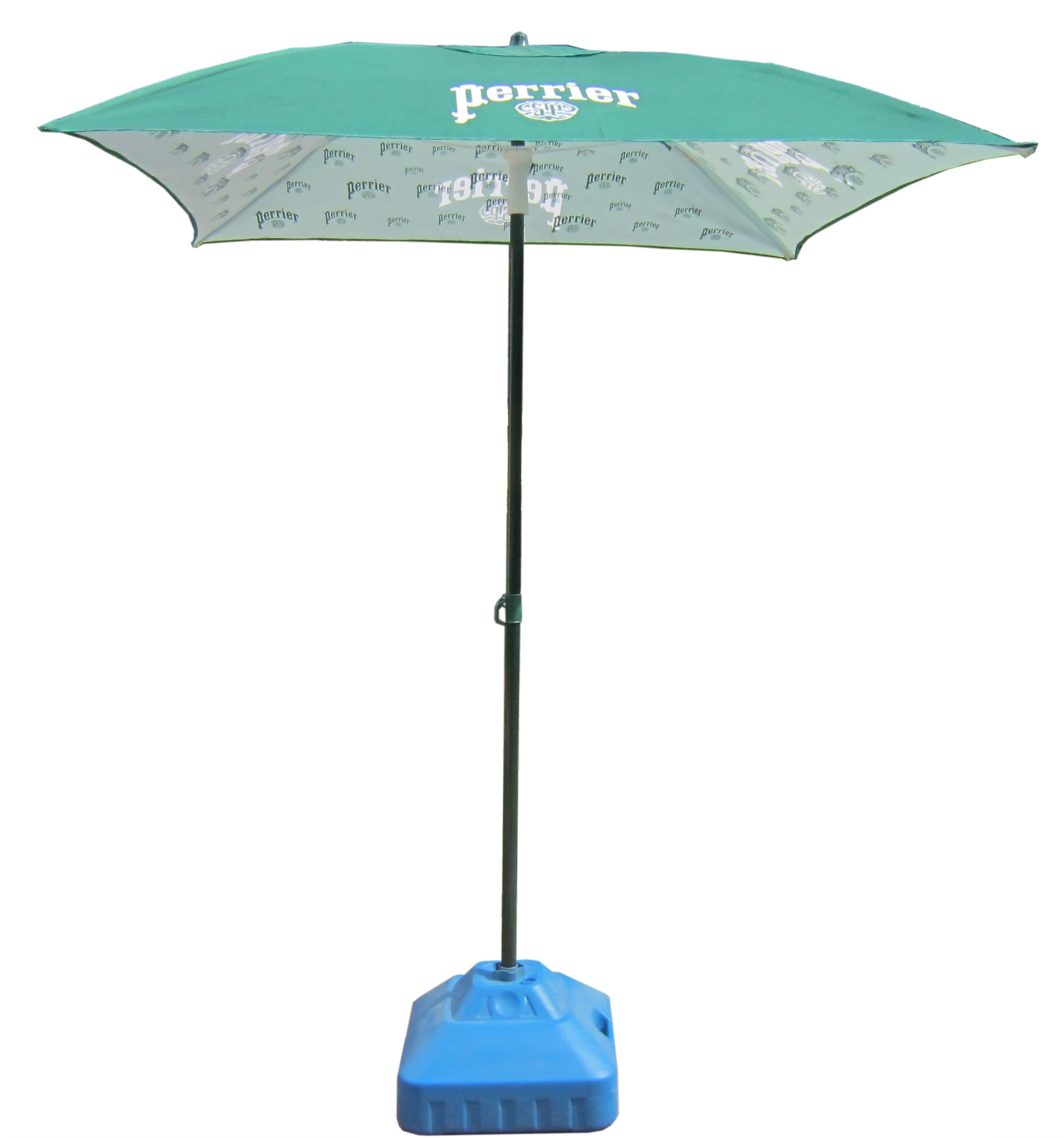 Square double side printed beach umbrella