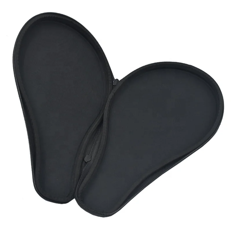 Wholesale Professional Hard Carry case for Table Tennis Racket Slim Portable Eva Ping Pong Paddle Racket case with logo