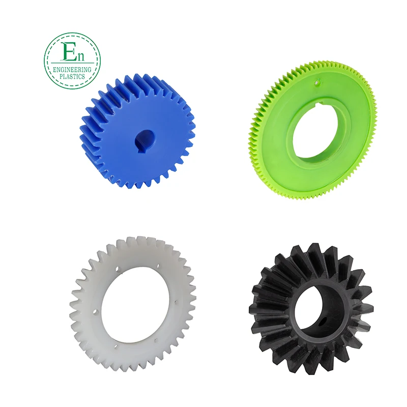 Customized small module gear Large batch high precision nylon spur small plastic gears POM gear wheels
