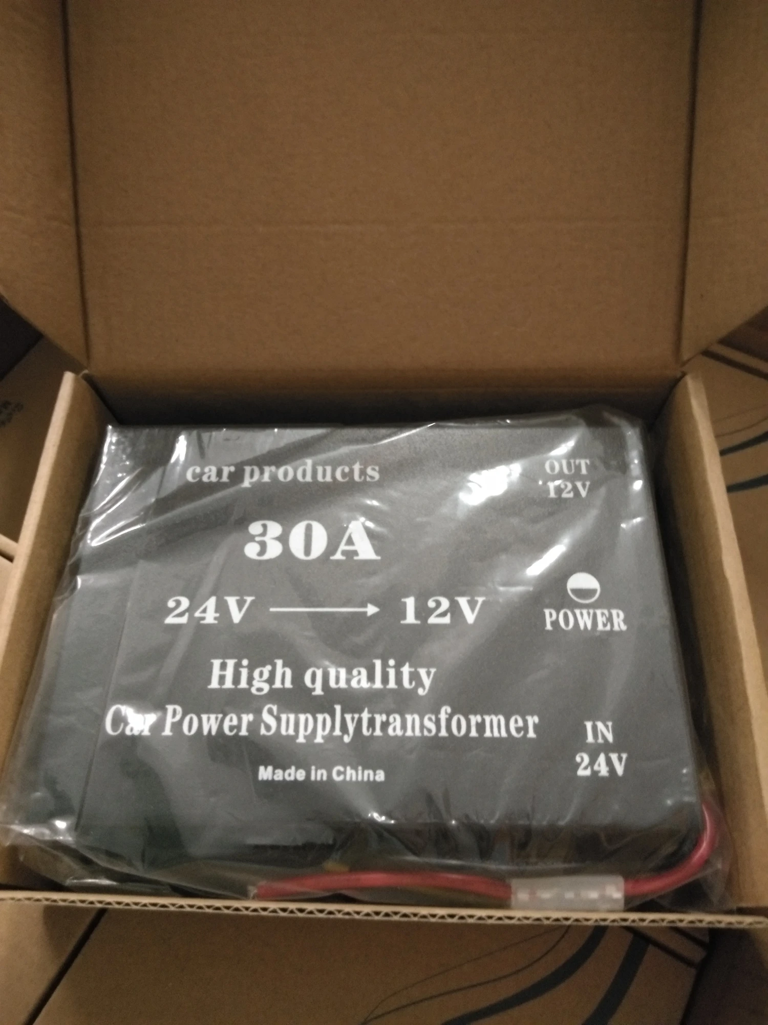 Hot Sell 24 Volt to 12 Volt 30A Dc to Dc Converter Step Down for Car