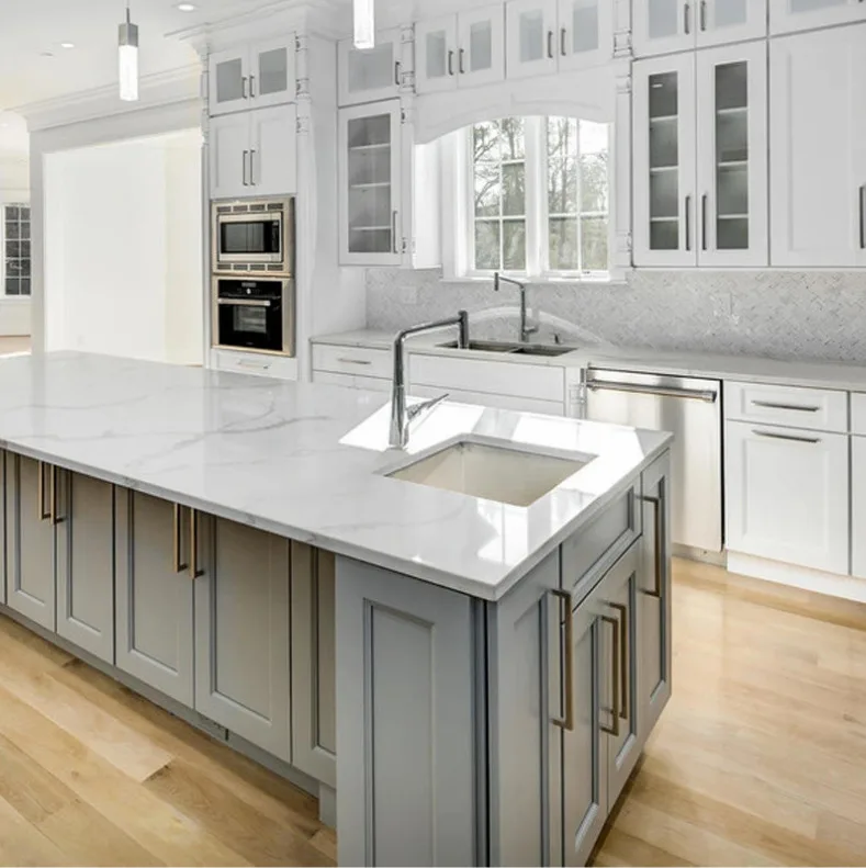 Factory Custom Make All Wood American Style Kitchen and Bathroom Cabinets for USA Wholesalers Contractors