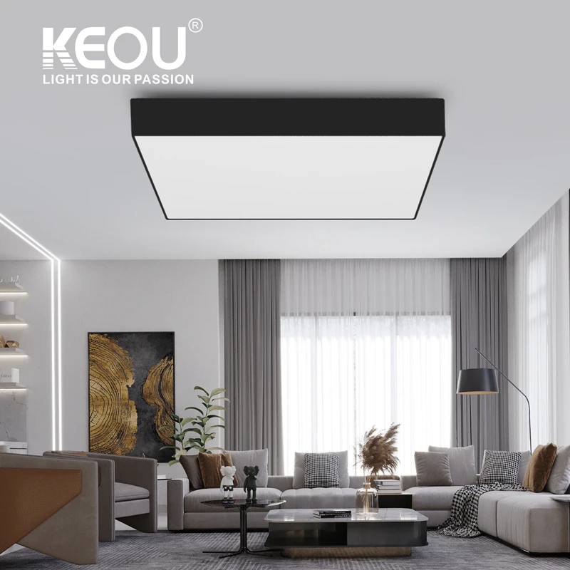 KEOU Modern Design 24W 36W 48W Surface Living Room Light Room Light Led Ceiling Lights