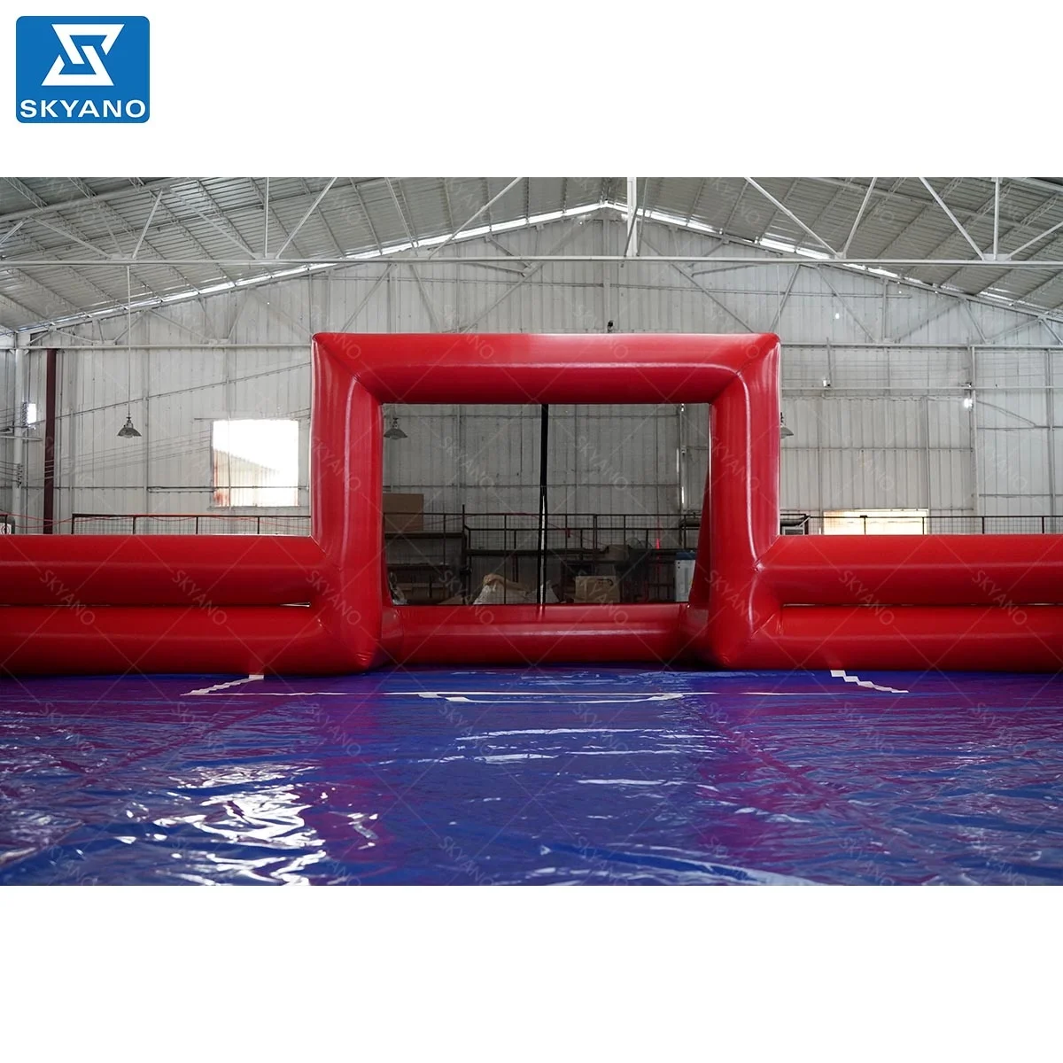 Large Inflatable Soap Soccer Playground Football Field