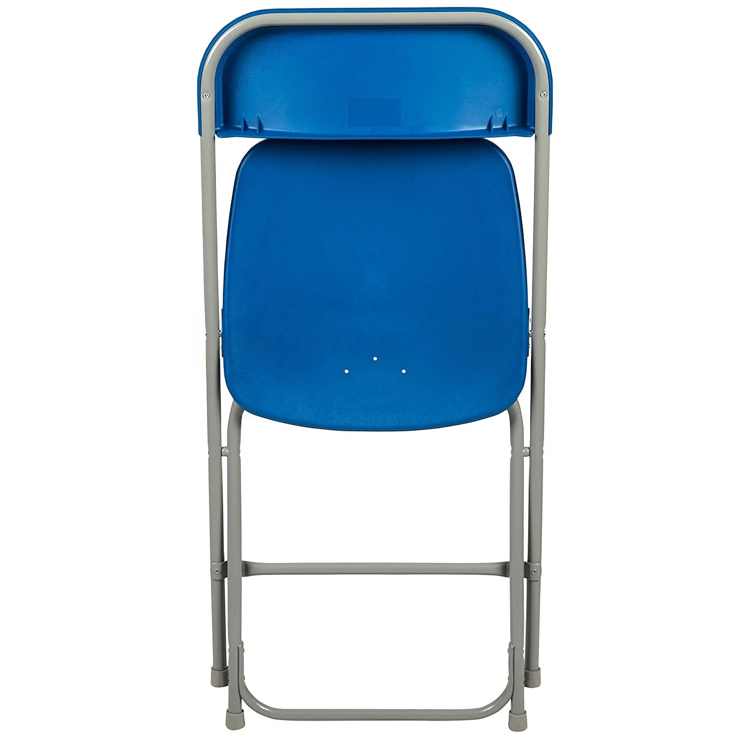 Premium Blue PP Plastic Folding Chair Portable and for Indoor/Outdoor Events like Banquets Weddings Parties Garden Patios
