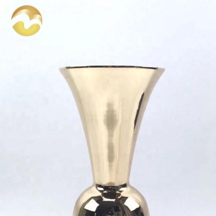 Hot sale product sliver stand vases metal flower vase