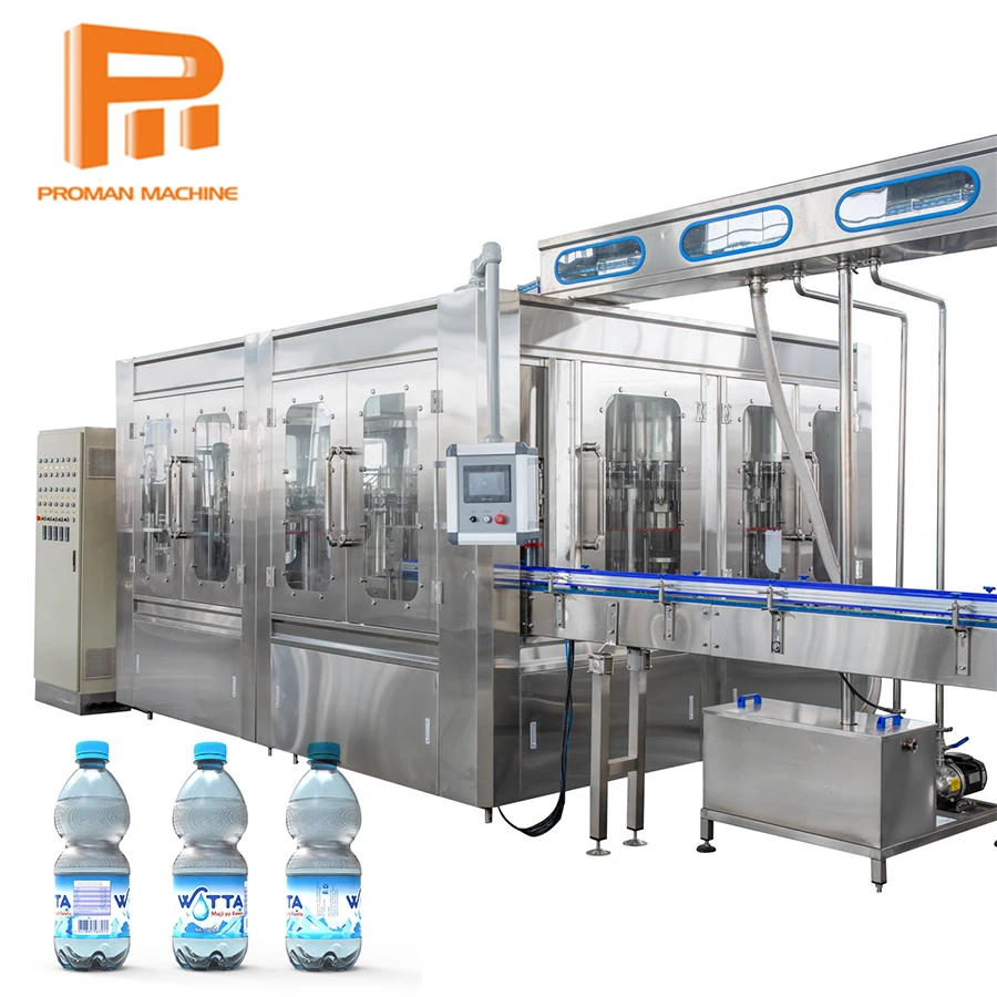 2000-20000bph Plastic Glass Bottle Automatic 3in1 Pure Water Washing Filling Sealing Machine Price