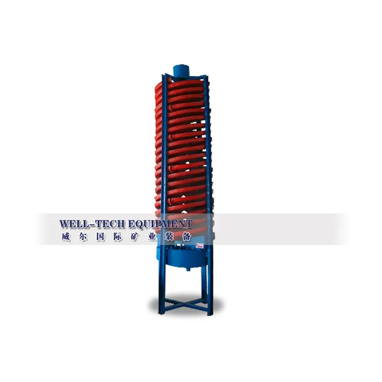 Spiral concentrator for zircon sand zircon ore concentrator spiral chute