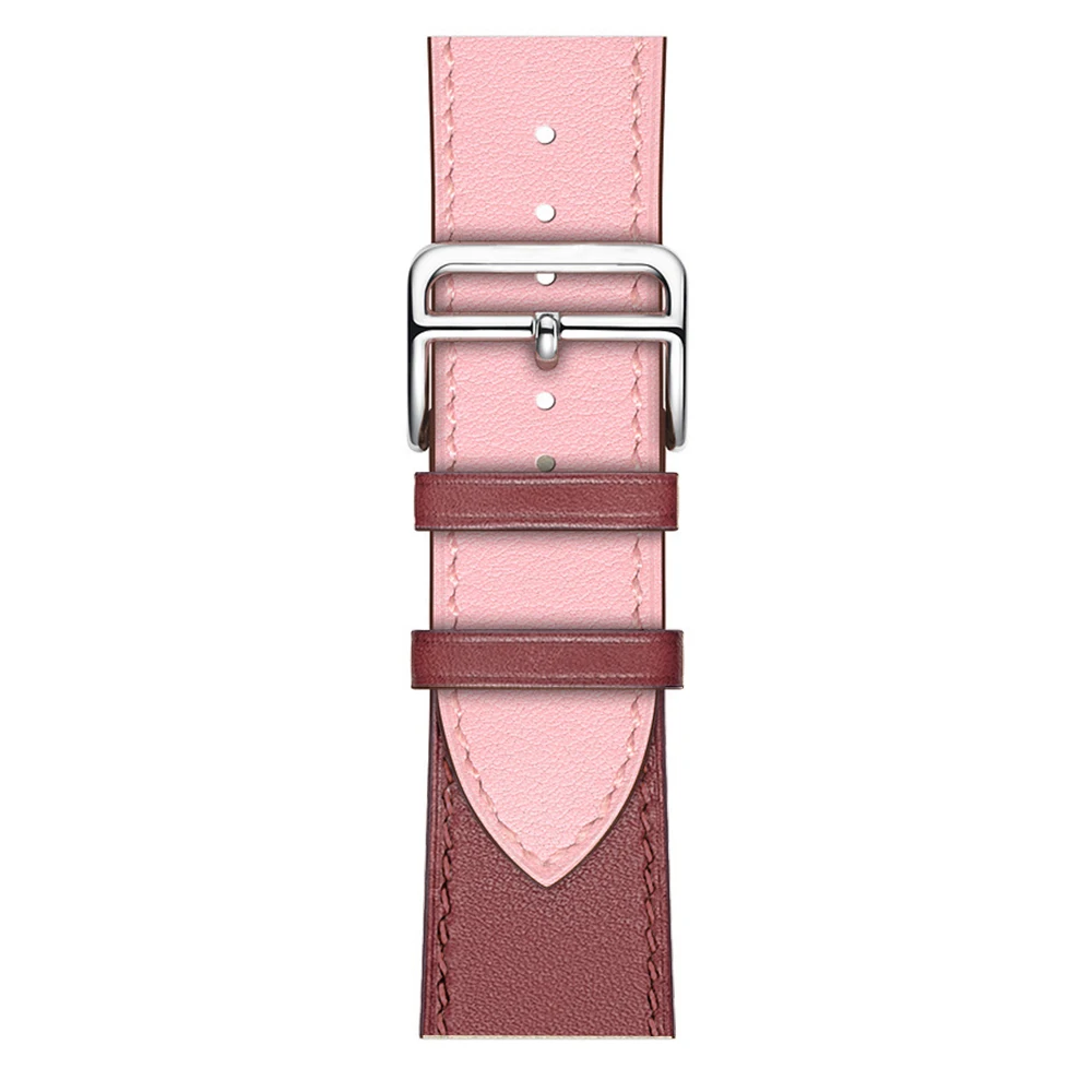 RiverRock strap correas pulseria for apple watch leather premium luxury band women men classic design thin leather wrist band