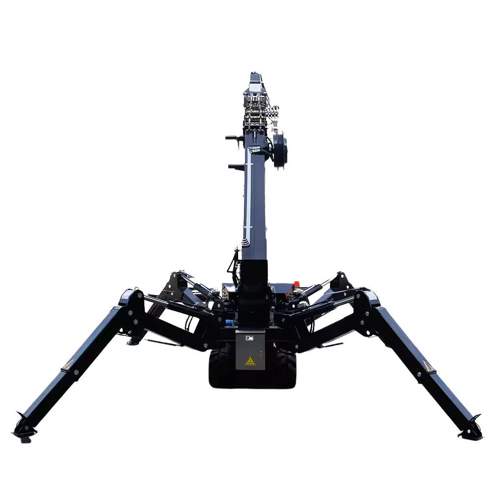 spider crane 1 ton 3 ton 5 ton 8 ton 12 ton spider mini crawler crane long boom spider crane