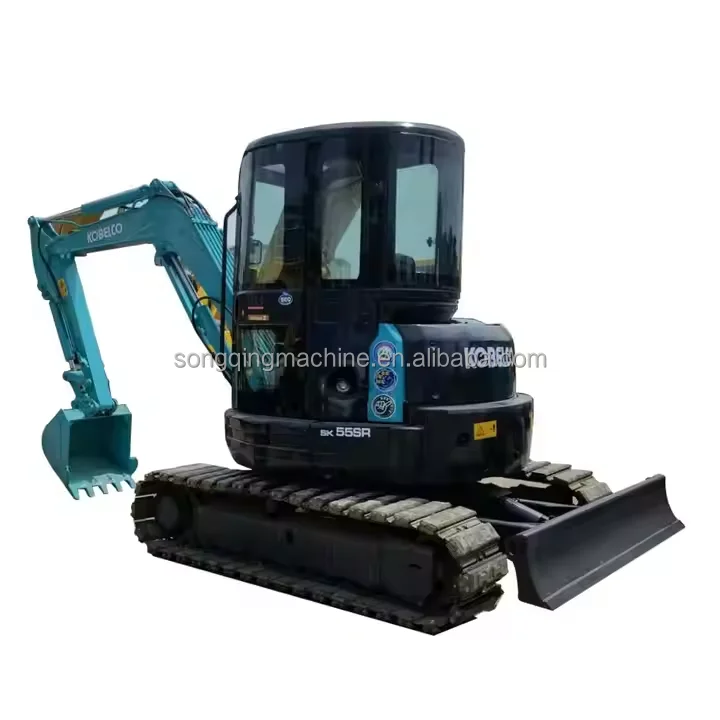 Хорошее состояние Kobelco SK55 высококачественный Подержанный мини-экскаватор в хорошем состоянии для продажи наличии