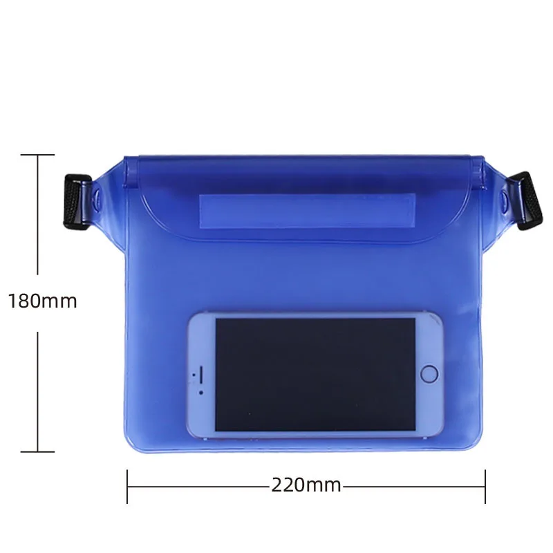 0.2mm PVC Outdoor Floating Swimming Wallet Mobile Phone Waterproof Storage Pocket Pack Water Proof Waist Fanny Bags