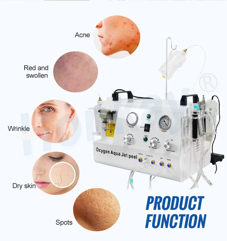 Factory price water dermabrasion skin repair aqua jet peel facial machine