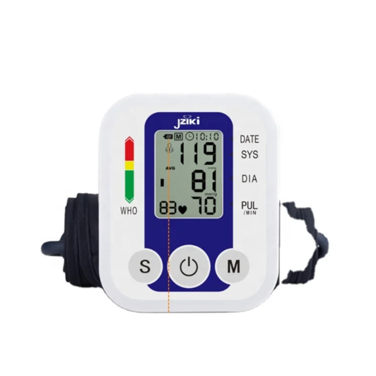 
Medical Product Portable Digital Fully Automatic Upper Arm Blood Pressure Monitor Sphygmomanometer 
