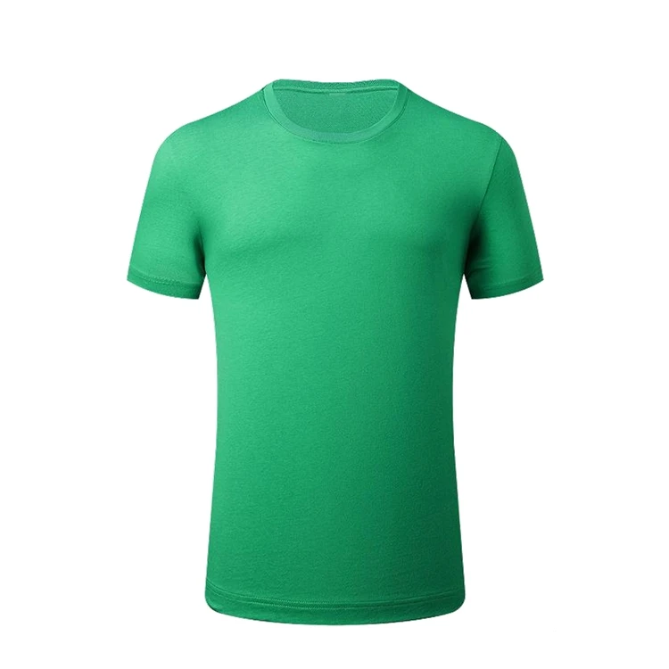 Neck Combed Organic High Quality 100% Cotton T-Shirts Mens