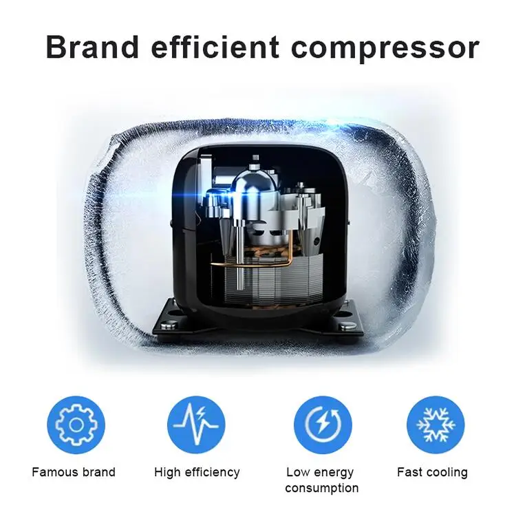 Kitchen Equipment Commercial 1280L Cooler Chiller Industrial 6 Door Freezer Stainless Steel Refrigerator for Restaurant Supplier
