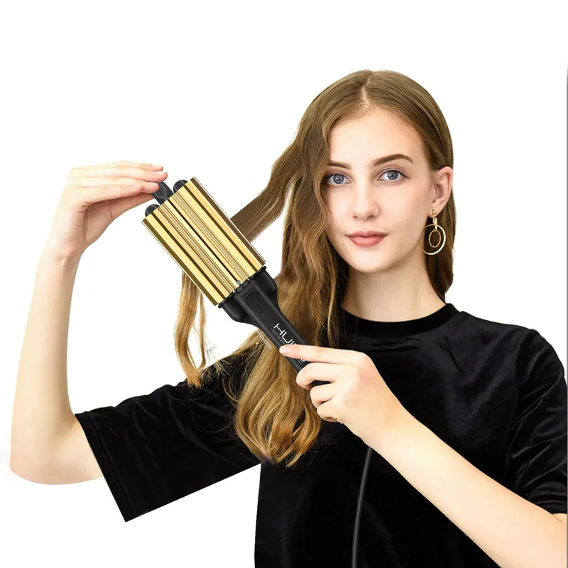 triple magic hair curler curling machine hair roller with factory price