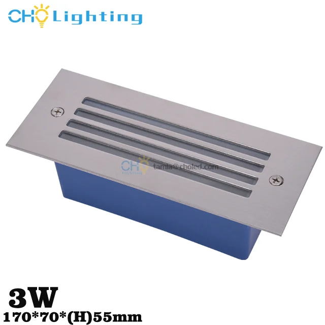 IP65 waterproof 3W LED stair wall light led step light 12v 24v 110v 220v outdoor decoration lamp