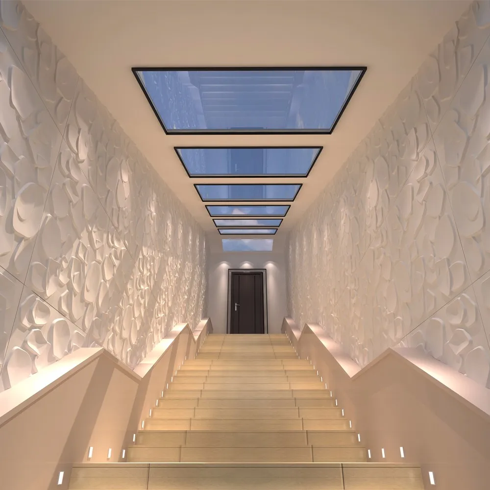 Longtime Stone Design Art3d Textures  PVC 3D  Wall Panel for Decoration