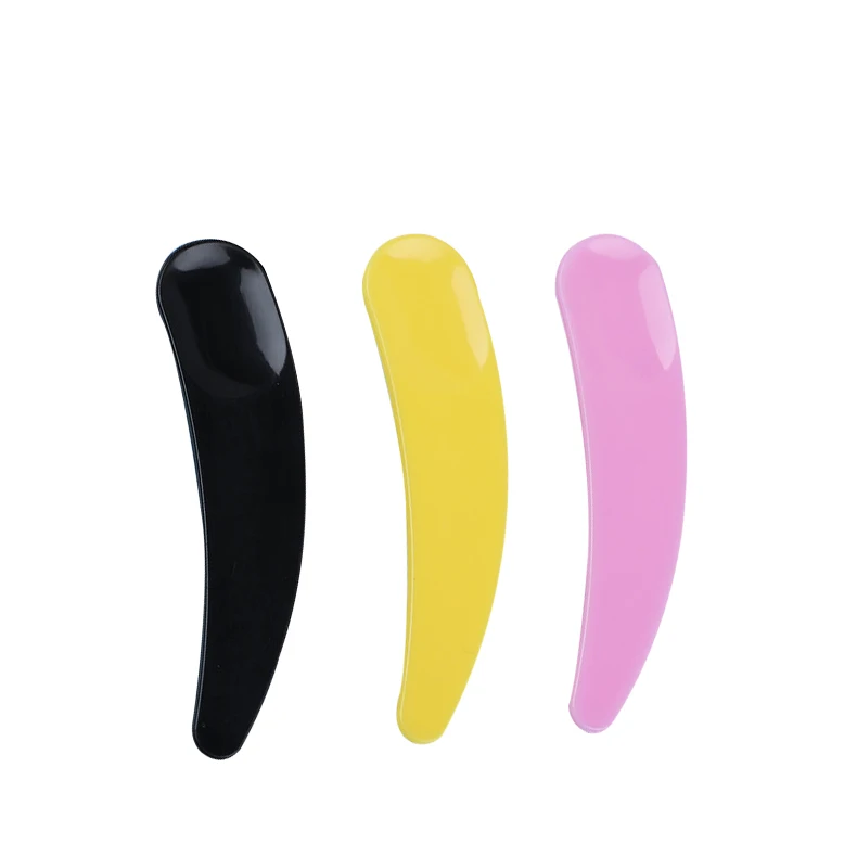 Oem Manufacturer Wholesale Custom Logo Color Beauty Diy Face  Spatula Set Plastic Mini Facial Cosmetic Spatula