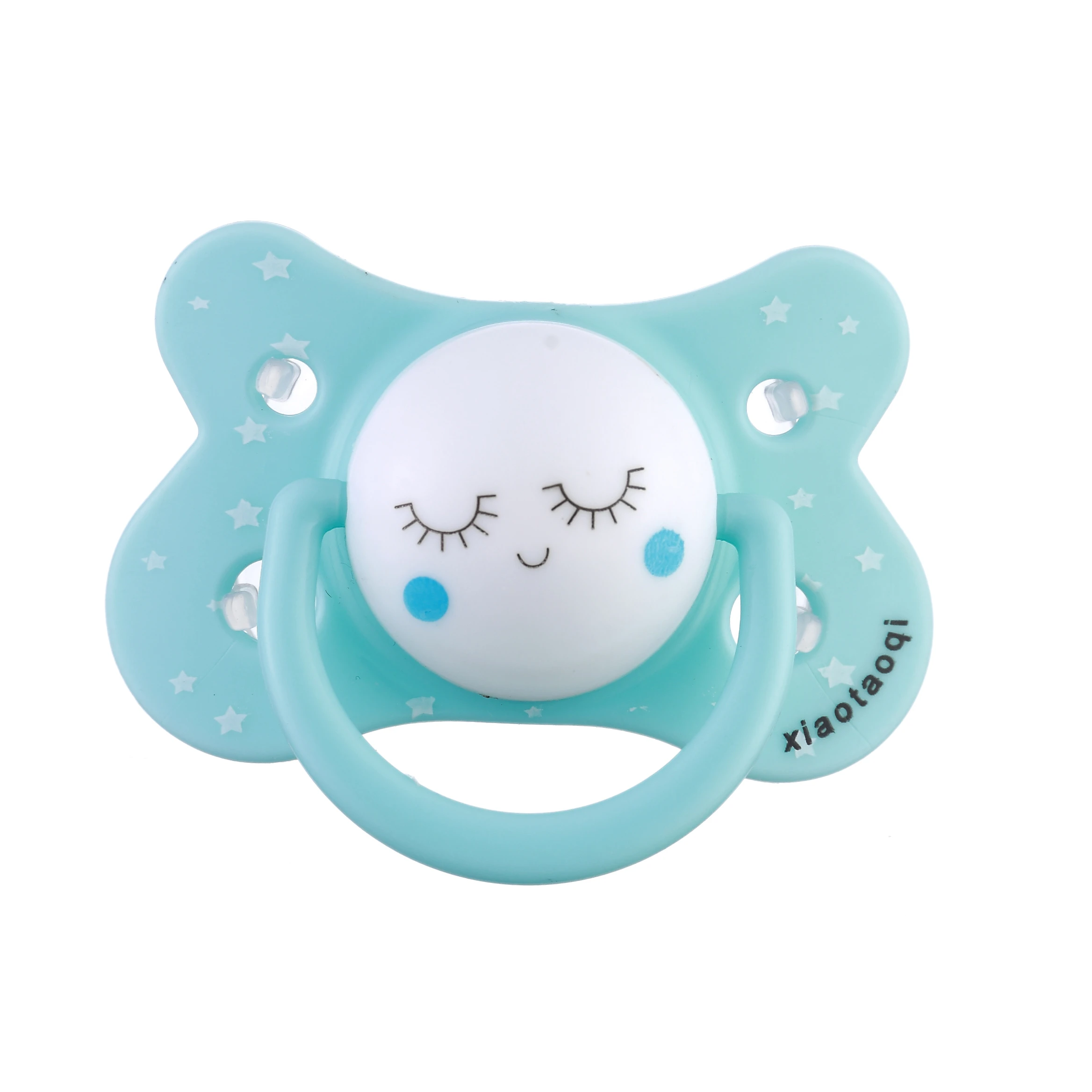 Clip  Nipple Pacifier  Large Plastic for Baby Heart Standard BPA Free Animal nipple