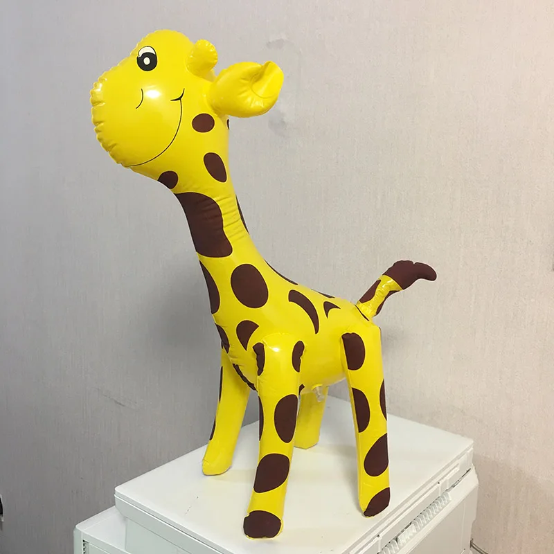 High Quality EN71 6P Funny Kids Inflatable Inflat Giraffe Toy Animal Character Pvc